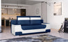 Area Sofa Couch Garnitur Sofagarnitur mit Schlaffunktion und Bettkasten