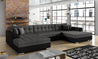Couchgarnitur VENTO U Sofa mit Schlaffunktion ohne Bettkasten Couch Wohnlandschaft Polstergarnitur NEU