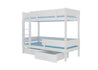 Stockbett Etagenbett Bett Etiona 208x103x171 cm mit Matratzen Kinderbett