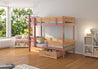 Stockbett Etagenbett Bett Etiona 208x103x171 cm mit Matratzen Kinderbett