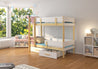 Stockbett Etagenbett Bett Etiona 208x103x171 cm mit Matratzen Kinderbett