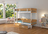 Stockbett Etagenbett Bett Etiona 208x103x171 cm mit Matratzen Kinderbett
