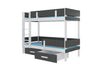 Stockbett Etagenbett Bett Etiona 208x103x171 cm mit Matratzen Kinderbett