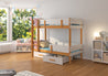 Stockbett Etagenbett Bett Etiona 208x103x171 cm mit Matratzen Kinderbett