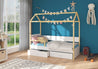 Kinderbett Bett Otello Barrier 208x97x172 cm mit Matratze Kinderzimmerbett