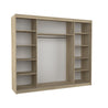 Schwebetürenschrank, Kleiderschrank Schrank Schlafzimmerschrank Antos 250.
