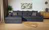 Couchgarnitur Polstergarnitur MAKEMO AL160+LCAR Euphoria Polsterecke Wohnlandschaft