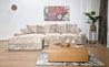 Couchgarnitur Polstergarnitur MAKEMO LCAL 160AR Polsterecke Wohnlandschaft
