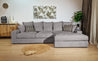 Couchgarnitur Polstergarnitur MAKEMO AL160+LCAR Euphoria Polsterecke Wohnlandschaft