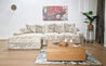 Couchgarnitur Polstergarnitur MAKEMO LCAL 160AR Polsterecke Wohnlandschaft