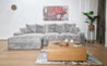 Couchgarnitur Polstergarnitur MAKEMO LCAL 160AR Polsterecke Wohnlandschaft