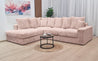 Couchgarnitur Polstergarnitur MAKEMO OTMGL 160AR Polsterecke Wohnlandschaft