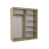 Schiebetürenschrank, Kleiderschrank Schlafzimmerschrank Venus 180.