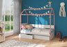 Kinderbett Bett Otello Barrier 208x97x172 cm mit Matratze Kinderzimmerbett