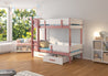 Stockbett Etagenbett Bett Etiona 208x103x171 cm mit Matratzen Kinderbett