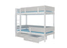 Stockbett Etagenbett Bett Etiona 208x103x171 cm mit Matratzen Kinderbett