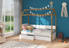 Kinderbett Bett Otello Barrier 208x97x172 cm mit Matratze Kinderzimmerbett