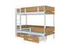 Stockbett Etagenbett Bett Etiona 208x103x171 cm mit Matratzen Kinderbett