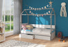 Kinderbett Bett Otello Barrier 208x97x172 cm mit Matratze Kinderzimmerbett