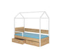 Kinderbett Bett Otello Barrier 208x97x172 cm mit Matratze Kinderzimmerbett