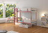 Stockbett Etagenbett Bett Etiona 208x103x171 cm mit Matratzen Kinderbett