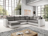 Couchgarnitur Sofa Sofagarnitur Captain U mit Schlaffunktion Wohnlandschaft