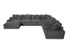 Couchgarnitur Polstergarnitur MAKEMO LCAL 200ZA C 160AR Polsterecke Wohnlandschaft
