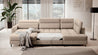 Die Eckcouch Berrto Couchgarnitur Sofa ist ein äußerst raffiniertes Möbelstück für Ihr Wohnzimmer