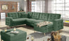 Couchgarnitur ASGARD U Schlaffunktion Bettkasten Couch Sofa ohne Hocker NEU