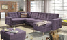 Couchgarnitur ASGARD U Schlaffunktion Bettkasten Couch Sofa ohne Hocker NEU