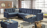 Couchgarnitur ASGARD U Schlaffunktion Bettkasten Couch Sofa ohne Hocker NEU