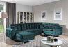 Couchgarnitur ASGARD U Schlaffunktion Bettkasten Couch Sofa ohne Hocker NEU