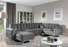Couchgarnitur ASGARD U Schlaffunktion Bettkasten Couch Sofa ohne Hocker NEU