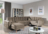 Couchgarnitur ASGARD U Schlaffunktion Bettkasten Couch Sofa ohne Hocker NEU
