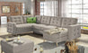 Couchgarnitur ASGARD U Schlaffunktion Bettkasten Couch Sofa ohne Hocker NEU