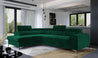 Couch Garnitur Sofa Sofagarnitur Laurence mit Schlaffunktion Bettkasten 40 Stoff und Farbvarianten, Wohnlandschaft