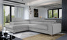 Couch Garnitur Sofa Sofagarnitur Laurence mit Schlaffunktion Bettkasten 40 Stoff und Farbvarianten, Wohnlandschaft