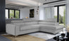 Couch Garnitur Sofa Sofagarnitur Laurence mit Schlaffunktion Bettkasten 40 Stoff und Farbvarianten, Wohnlandschaft