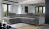 Couch Garnitur Sofa Sofagarnitur Laurence mit Schlaffunktion Bettkasten 40 Stoff und Farbvarianten, Wohnlandschaft