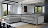 Couch Garnitur Sofa Sofagarnitur Laurence mit Schlaffunktion Bettkasten 40 Stoff und Farbvarianten, Wohnlandschaft