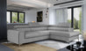 Couch Garnitur Sofa Sofagarnitur Laurence mit Schlaffunktion Bettkasten 40 Stoff und Farbvarianten, Wohnlandschaft