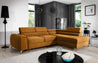 Couch Garnitur Sofa Sofagarnitur Laurence mit Schlaffunktion Bettkasten 40 Stoff und Farbvarianten, Wohnlandschaft