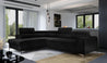 Couch Garnitur Sofa Sofagarnitur Laurence mit Schlaffunktion Bettkasten 40 Stoff und Farbvarianten, Wohnlandschaft