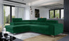 Couch Garnitur Sofa Sofagarnitur Laurence mit Schlaffunktion Bettkasten 40 Stoff und Farbvarianten, Wohnlandschaft