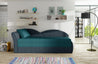 Aga Sofa Couch Garnitur Sofagarnitur mit Schlaffunktion und Bettkasten