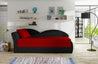 Aga Sofa Couch Garnitur Sofagarnitur mit Schlaffunktion und Bettkasten