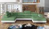 Couchgarnitur Rodrigo U Schlaffunktion Bettkasten Sofa Couch Wohnlandschaft