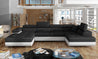 Couchgarnitur Rodrigo U Schlaffunktion Bettkasten Sofa Couch Wohnlandschaft