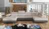 Couchgarnitur Rodrigo U Schlaffunktion Bettkasten Sofa Couch Wohnlandschaft