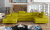 Couchgarnitur Rodrigo U Schlaffunktion Bettkasten Sofa Couch Wohnlandschaft